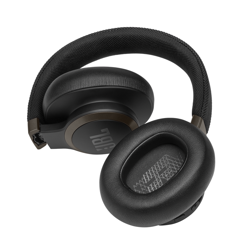 JBL Live 650BTNC - Black - Wireless Over-Ear Noise-Cancelling Headphones - Detailshot 7 image number null